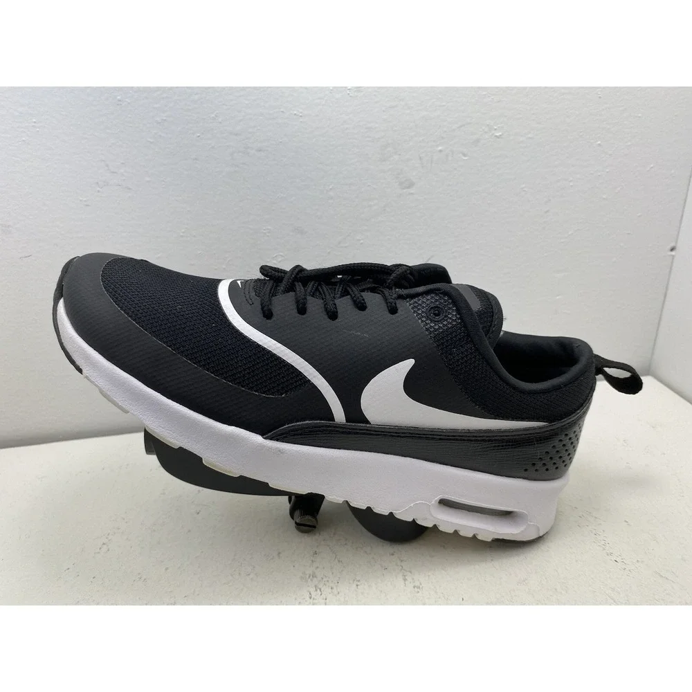 Nike Women's Air Max Thea Black Black White 599409-028 Size 7.5 Sneakers.